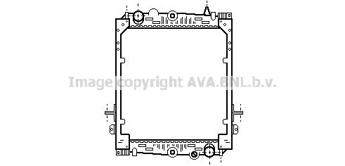 AVA QUALITY COOLING Radiaator,mootorijahutus DF2023